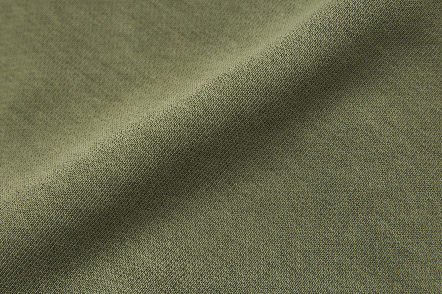 Ribbed Border Sweater -Olive