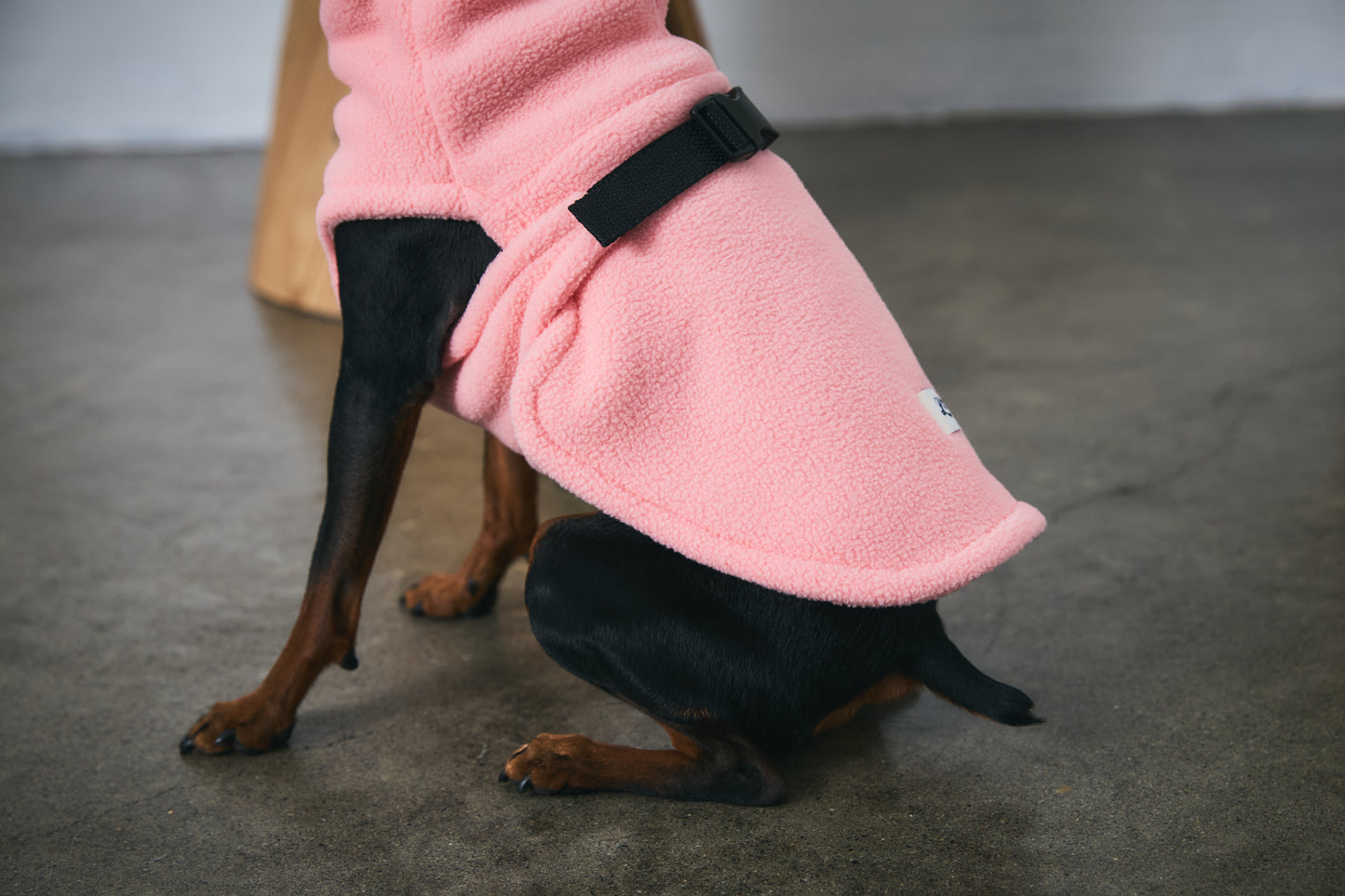 Velted Fleece Vest -Pastel Pink