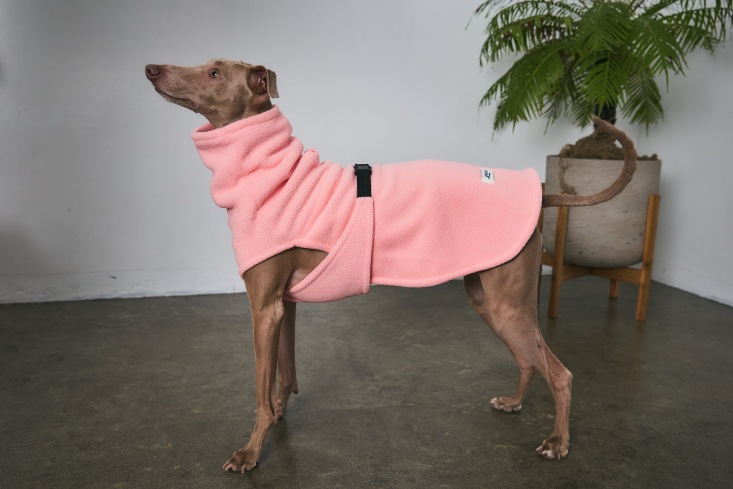 Velted Fleece Vest -Pastel Pink