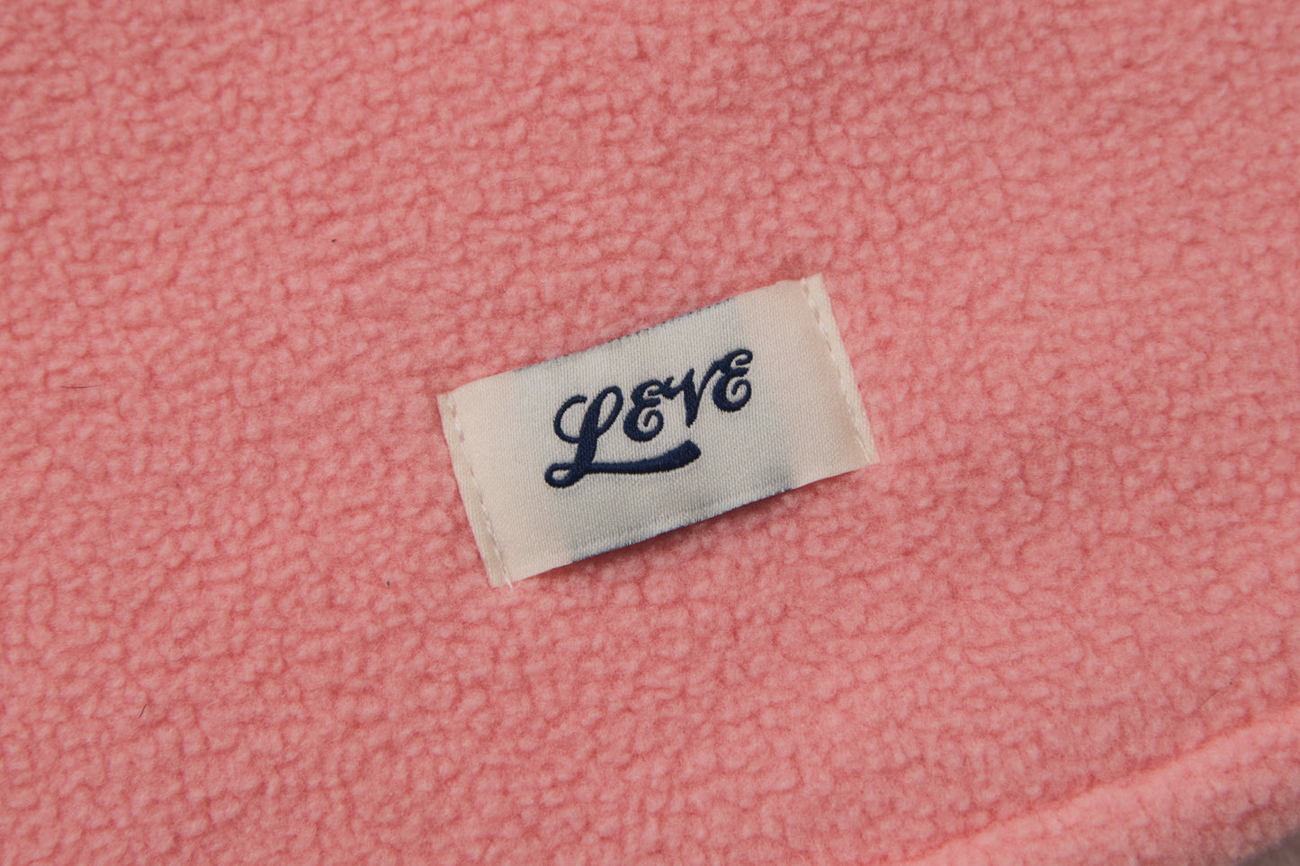 Velted Fleece Vest -Pastel Pink