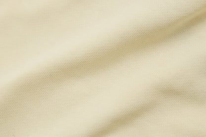 Ribbed Border Sweater -Ivory