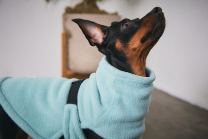 Velted Fleece Vest -Pastel Blue