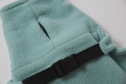 Velted Fleece Vest -Pastel Blue