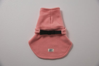 Velted Fleece Vest -Pastel Pink
