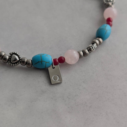 Rose Quartz Combination Necklace