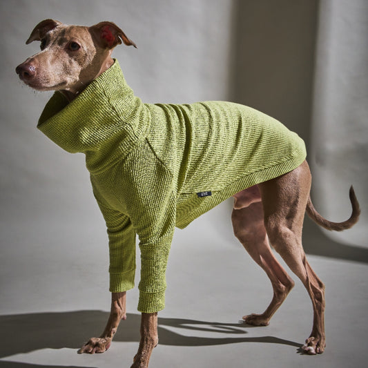 Waffle Turtleneck Shirts - II -Pistachio