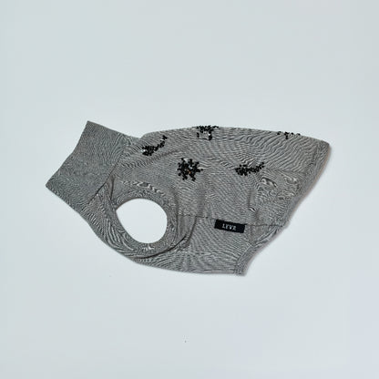 Sequin Vest - Charcoal