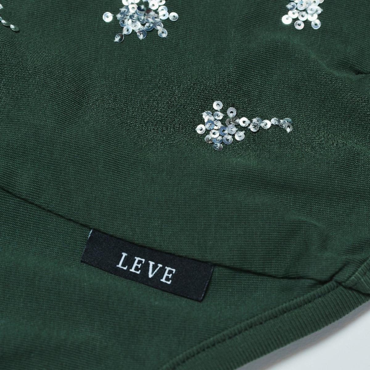 Sequin Vest - Olive