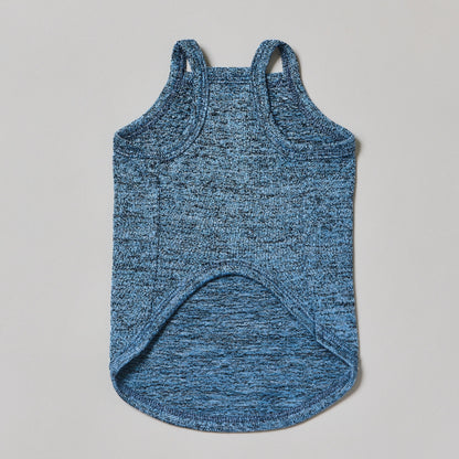 Melange Knit Camisole -Smoky Blue
