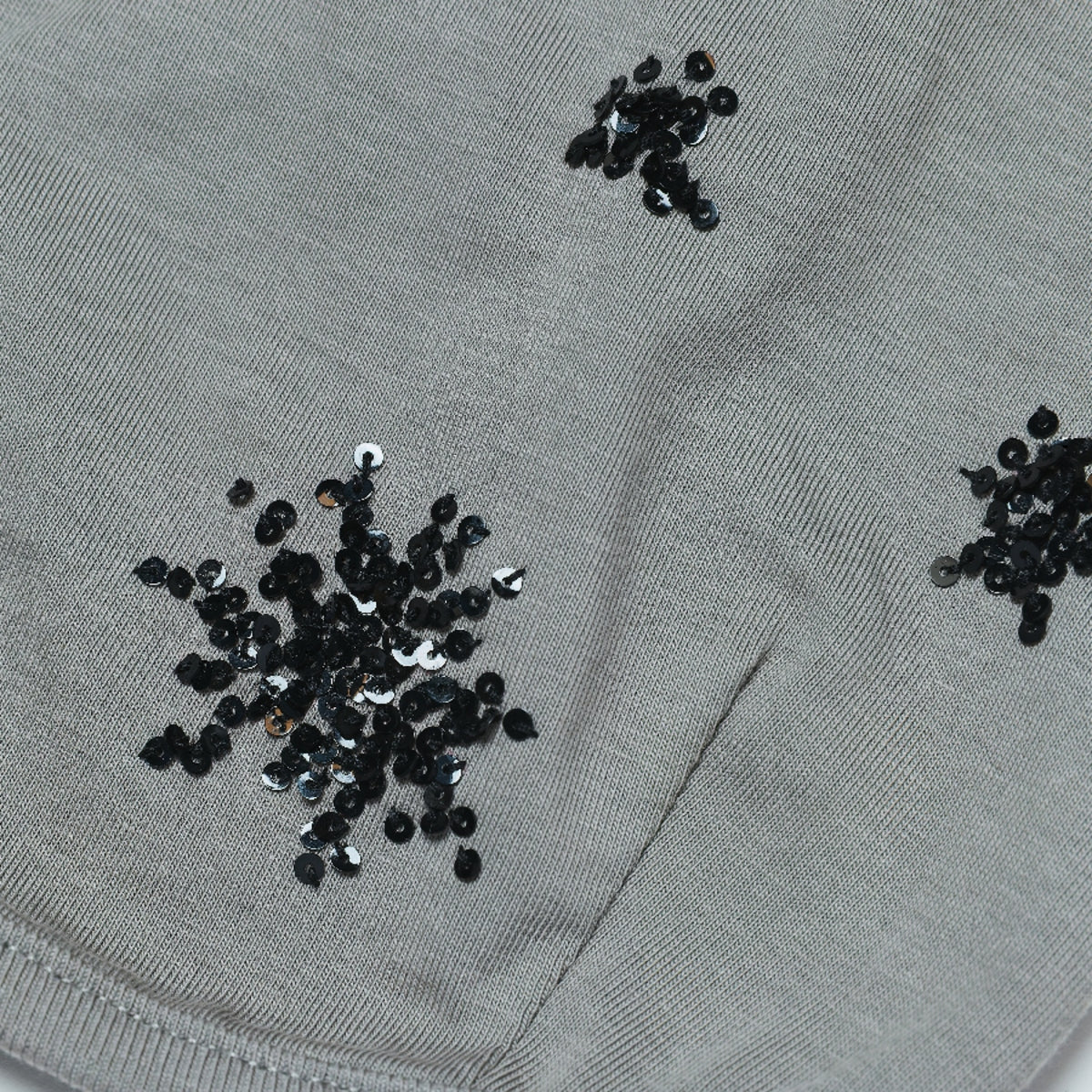 Sequin Vest - Charcoal