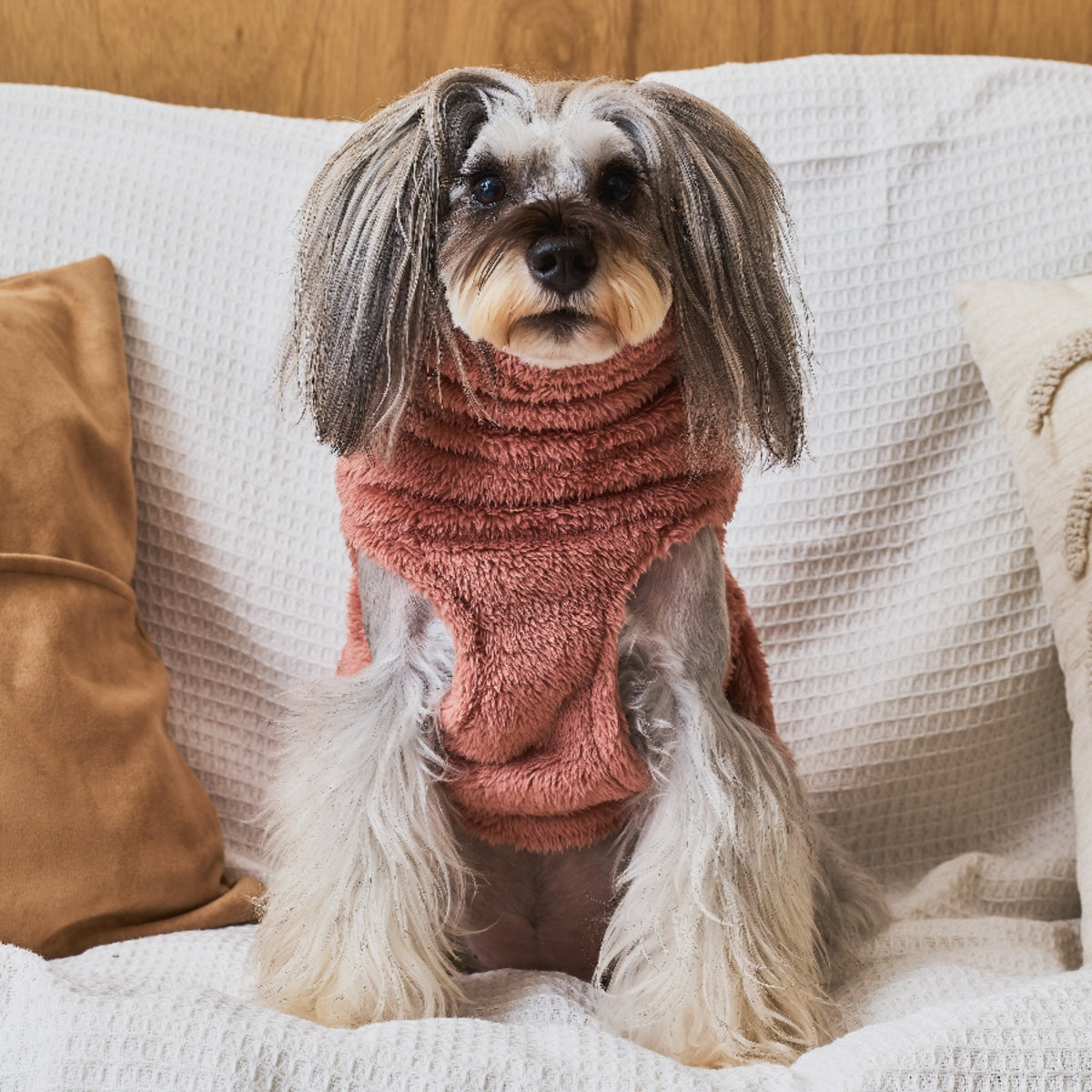 Shaggy Boa Vest -MENTAIKO-
